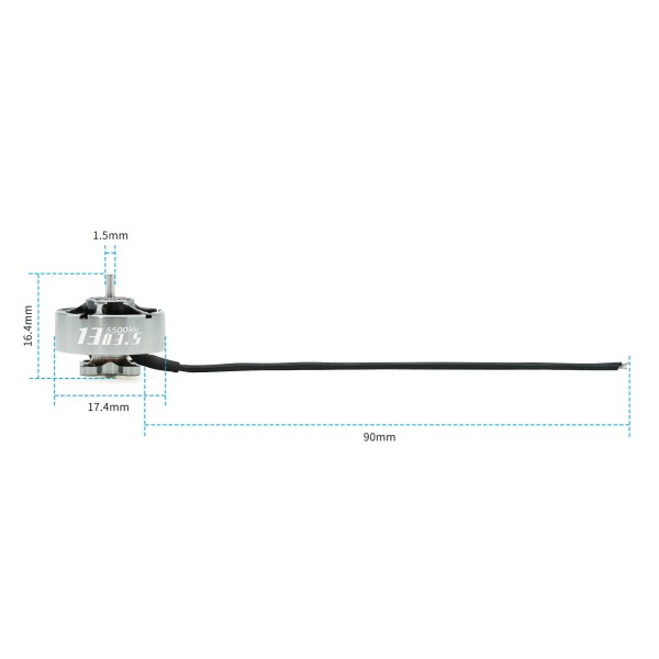 Moteur GEPRC SPEEDX2 1303.5 3800KV/5500KV d'origine - Matériel en aluminium aéronautique 7075-T